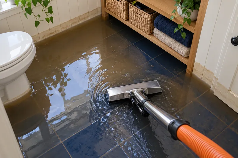 Water Extraction in Channelview pickup equipment on a wet floor
